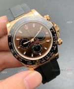 Copy Rolex Daytona Oysterflex Rubber Strap Watch - Asian 7750 Movement